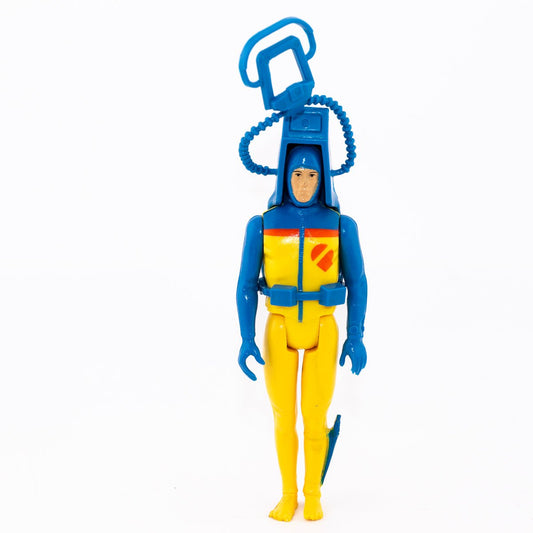 1983 ACTION FORCE Q FORCE AQUA TROOPER PALITOY NEAR MINT VINTAGE ACTION FIGURE - DT Collectable Toys