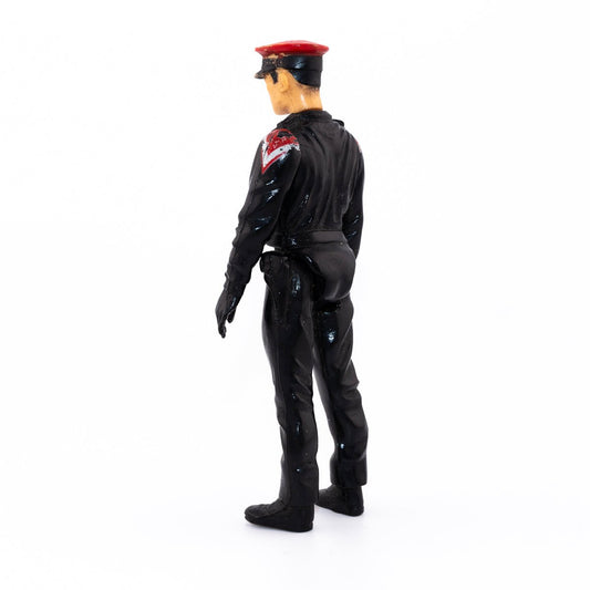 1983 ACTION FORCE THE RED SHADOWS BLACK MAJOR GOOD VINTAGE PALITOY ACTION FIGURE - DT Collectable Toys