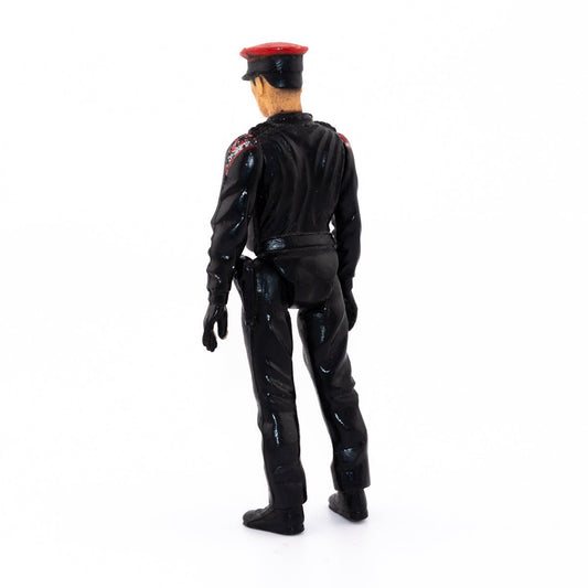 1983 ACTION FORCE THE RED SHADOWS BLACK MAJOR PALITOY GOOD VINTAGE ACTION FIGURE - DT Collectable Toys