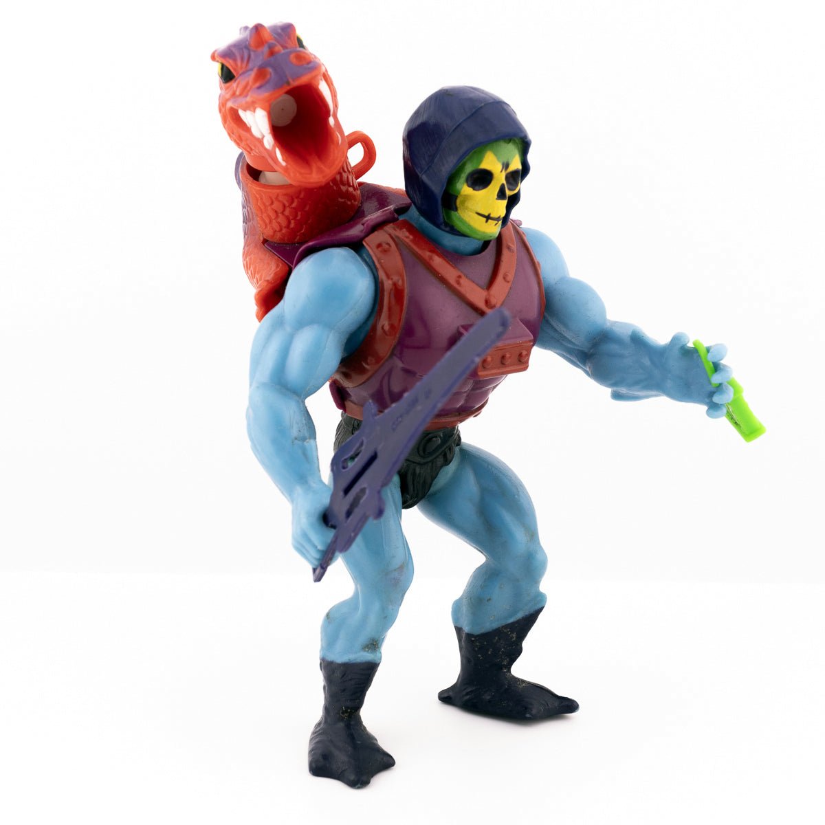 1985 DRAGON BLASTER SKELETOR HE - MAN MASTERS OF THE UNIVERSE VINTAGE MOTU VGOOD Picture 5