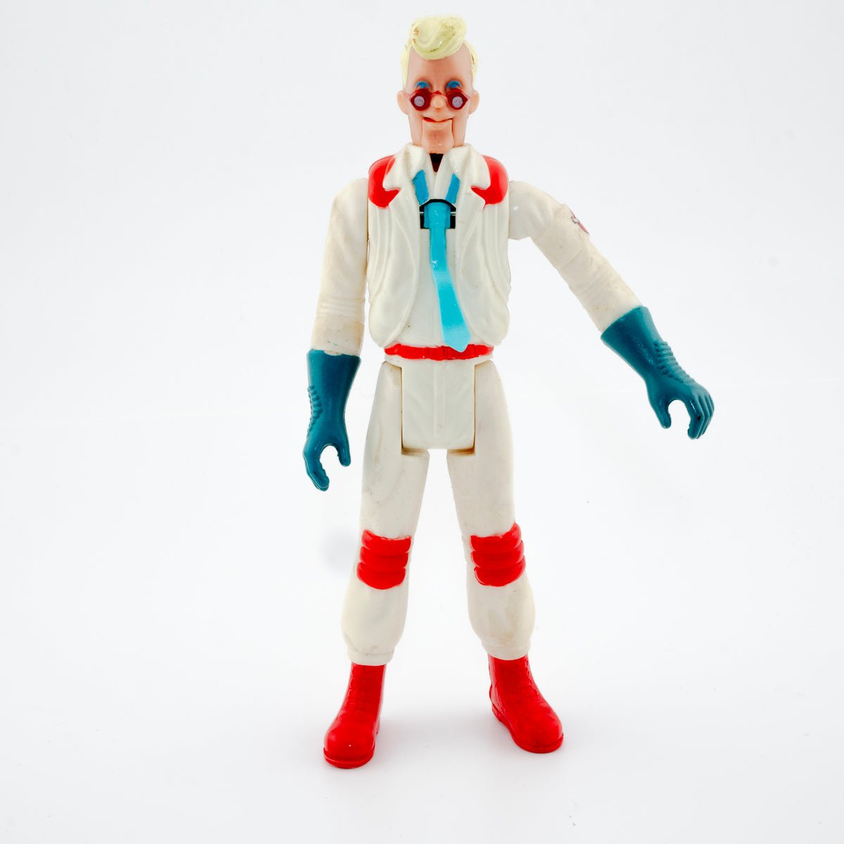 1989 KENNER FRIGHT FEATURES EGON SPENGLER THE REAL GHOSTBUSTERS VINTAGE - DT Collectable Toys
