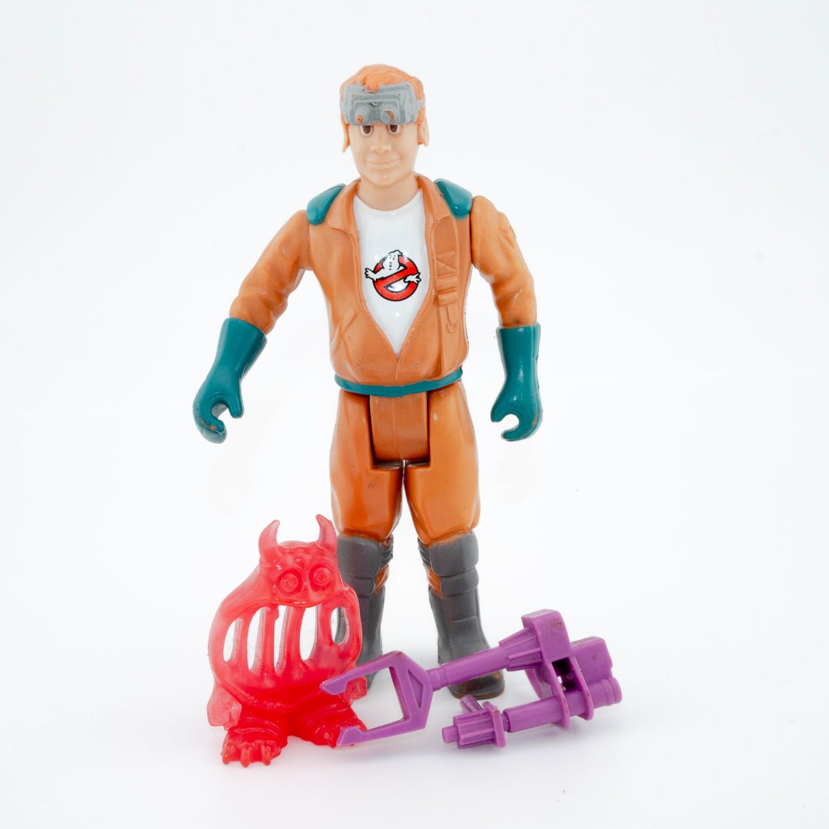 1989 KENNER FRIGHT FEATURES RAY STANTZ THE REAL GHOSTBUSTERS VINTAGE - DT Collectable Toys