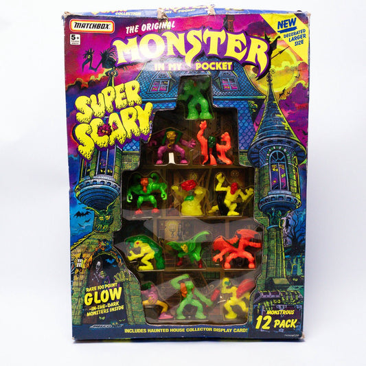 1991 Vintage Monster in My Pocket Series 4 Super Scary Matchbox Complete Set Boxed