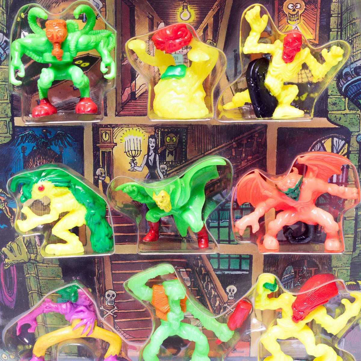 1991 Vintage Monster in My Pocket Series 4 Super Scary Matchbox Complete Set Boxed Action Figure Picture 7