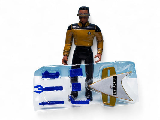 1994 Playmates Star Trek Lt Commander Geordi LaForge Generations Figure Complete