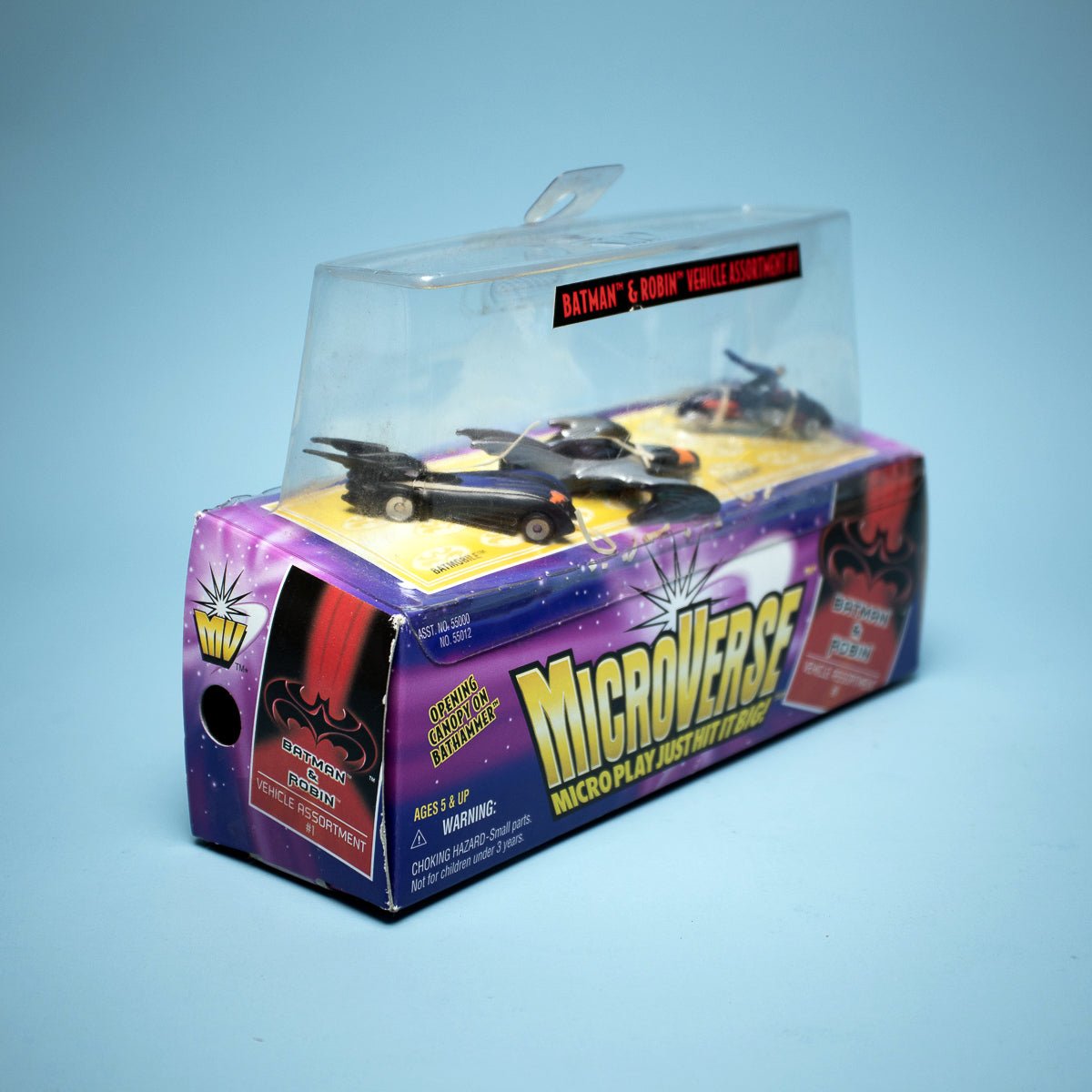 1997 Kenner Microverse Batman & Robin VEHICLE ASSORTMENT #1 Unopened - DT Collectable Toys
