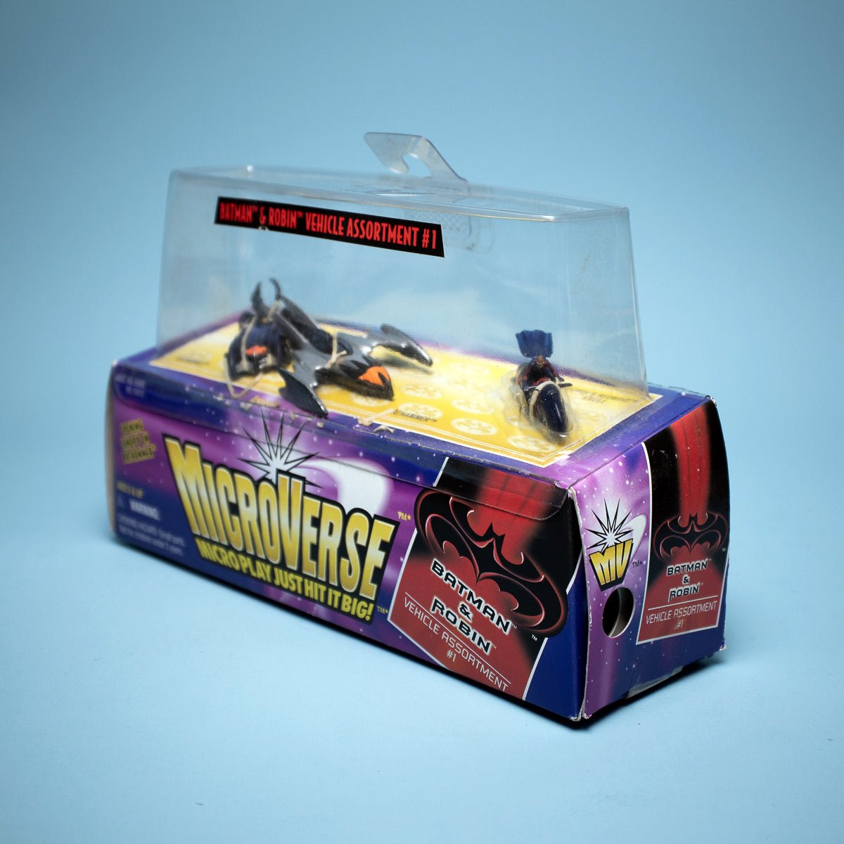 1997 Kenner Microverse Batman & Robin VEHICLE ASSORTMENT #1 Unopened - DT Collectable Toys