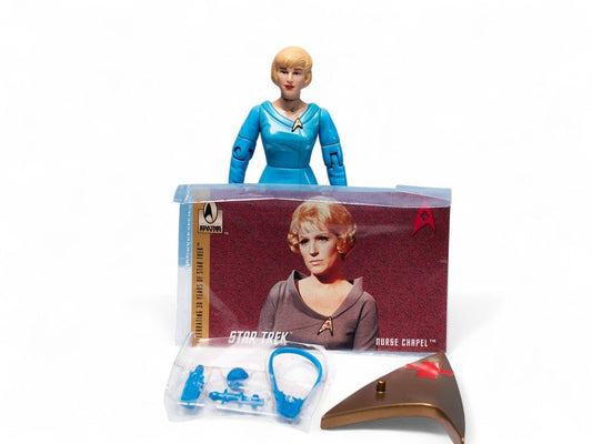 1997 Playmates Star Trek Christine Chapel Sick Bay Nurse Basic Series Figure