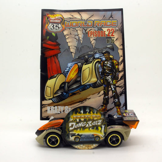 2002 Hot Wheels Highway 35 World Race KRAZY 8s "Dune Ratz" 22 of 35