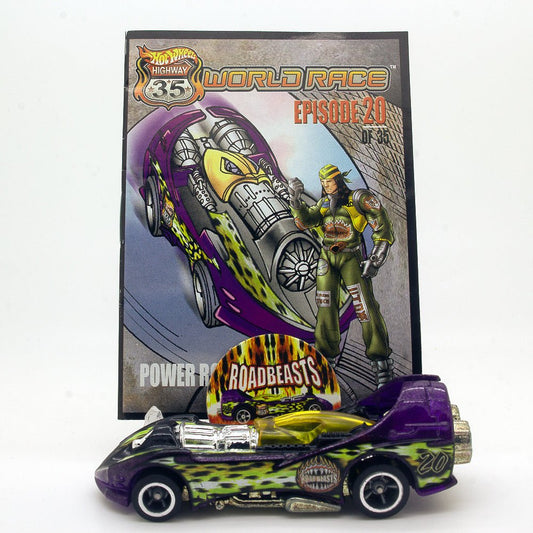 2002 Hot Wheels Highway 35 World Race POWER ROCKET "Roadbeasts" 20 of 35