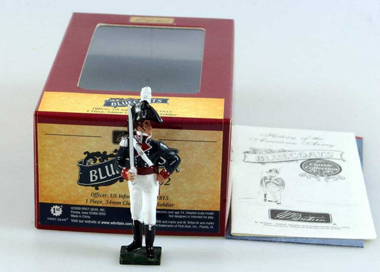 William Britains Bluecoats 46002, Private, US Infantry, 1812-1815, 54mm Figure