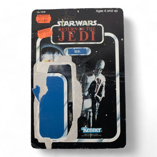 8D8 KENNER ROTJ 79A CARDBACK VINTAGE STAR WARS FAIR CONDITION - DT Collectable Toys