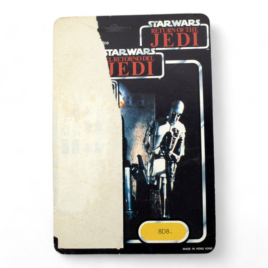 8D8 TRI - LOGO PALITOY ROTJ 70C CARDBACK VINTAGE STAR WARS POOR/FAIR - DT Collectable Toys