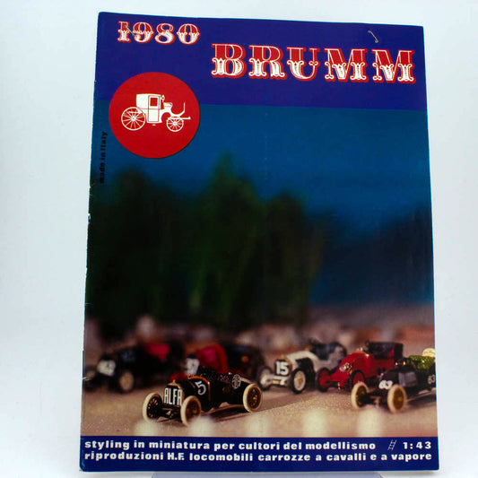 Brumm 1980 Italian Toy Catalogue Issued in Italy with Error Correction Card