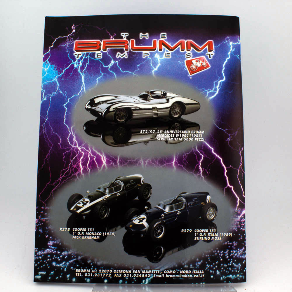 Brumm Tempest 1997 25th Anniversary Catalogue Multilingual in Mint Condition