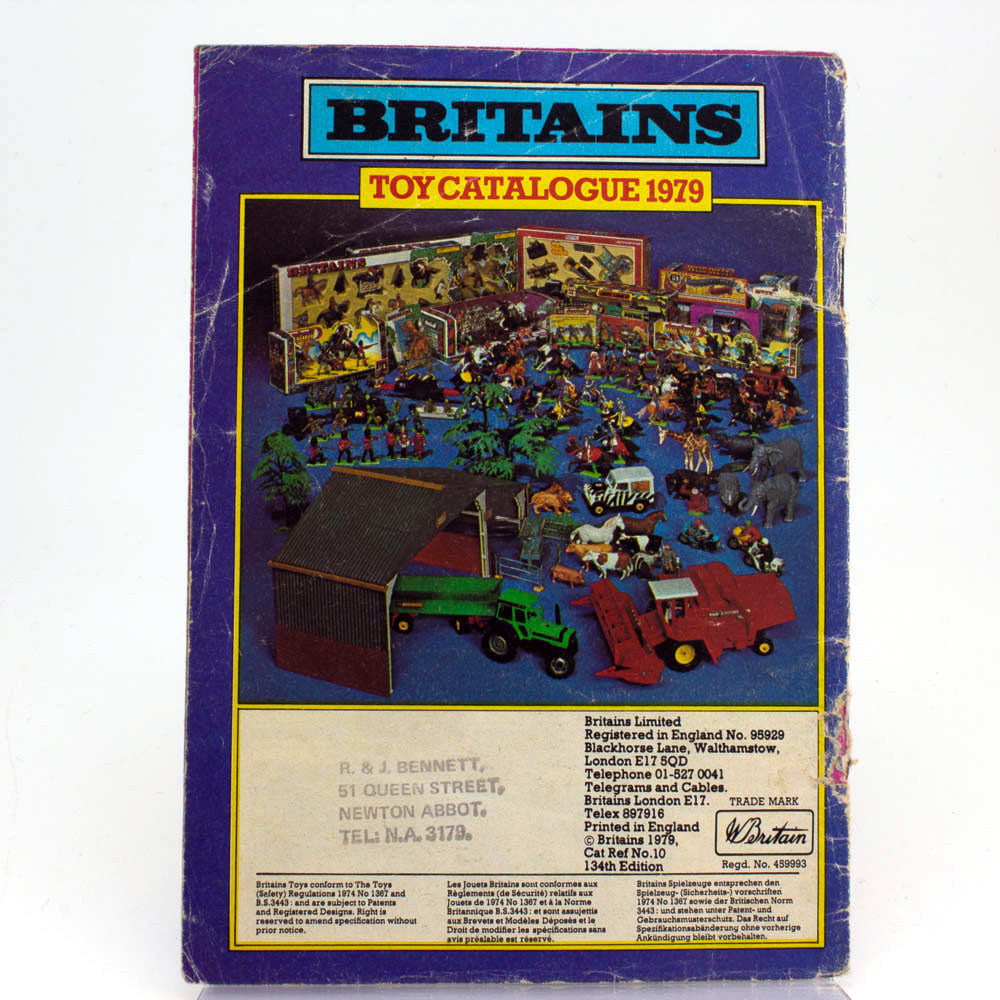 Britains 1979 Toy Catalogue in Fair Condition Printed in England