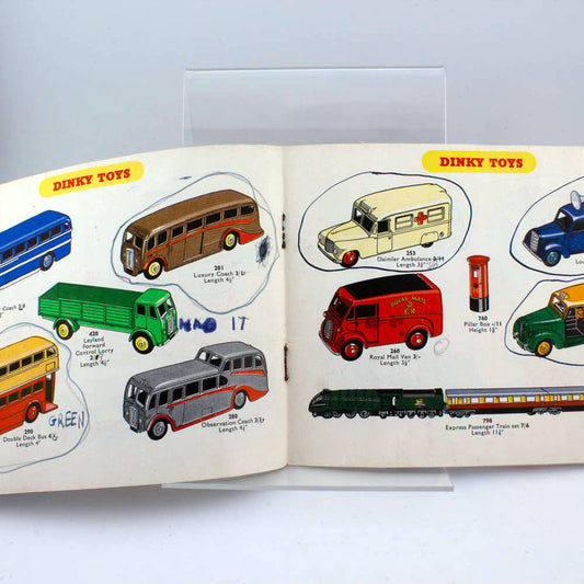 Dinky Toys 1955 Catalogue, Very Good Condition Printed in Great Britain