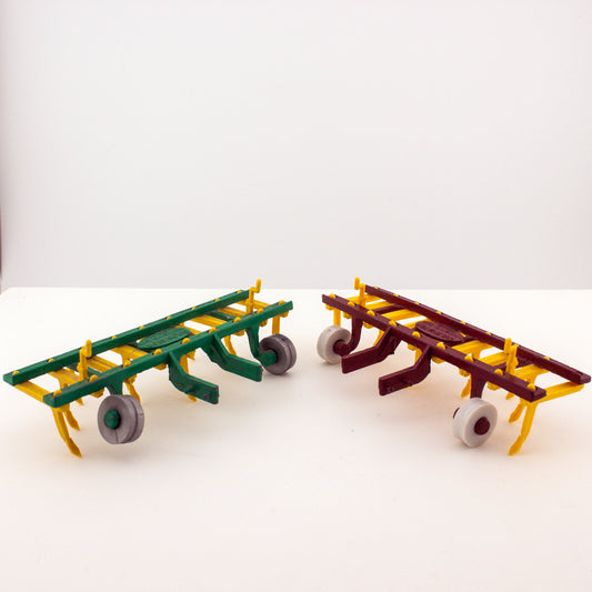 Britains 9536 Cultivators, Pair of 1:32 Scale Farm Implements, Excellent