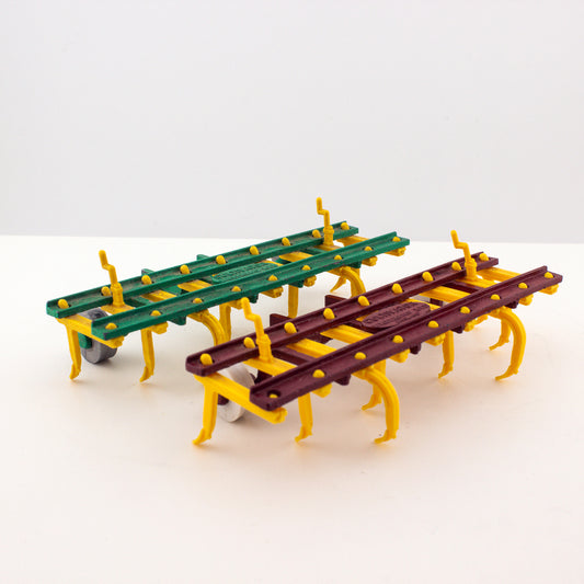 Britains 9536 Cultivators, Pair of 1:32 Scale Farm Implements, Excellent