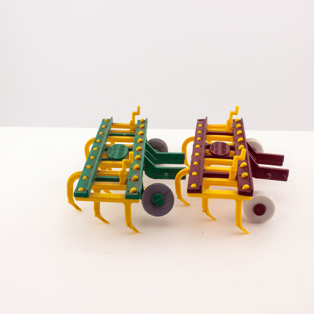 Britains 9536 Cultivators, Pair of 1:32 Scale Farm Implements, Excellent