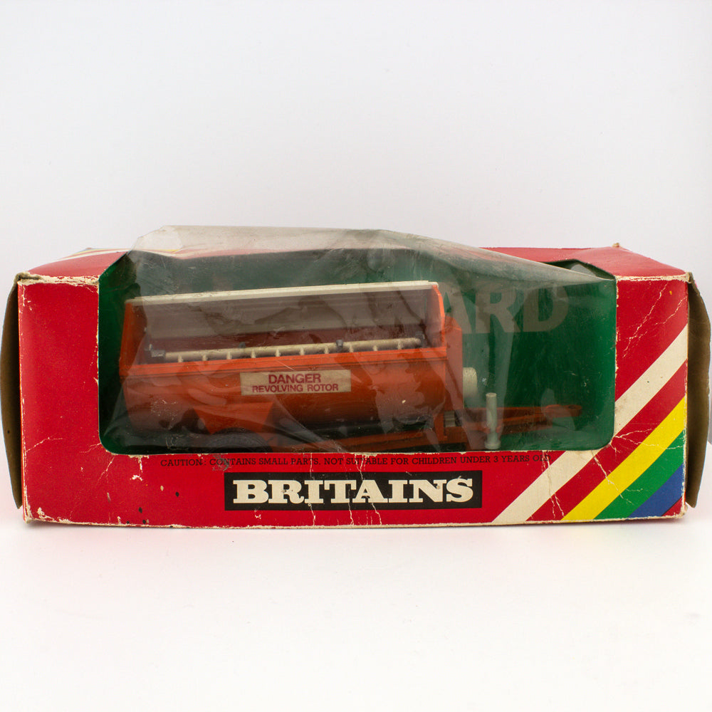 Britains 9568 Rotary Manure Spreader, 1:32 Scale Farm Implement, Near Mint