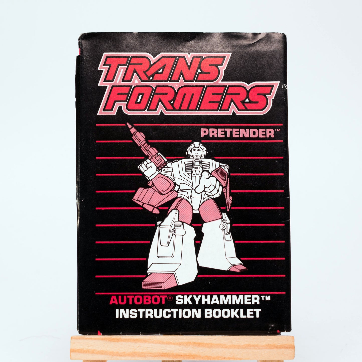 Hasbro Transformers G1 SKYHAMMER Vintage 1989 Action Figure Instruction Booklet