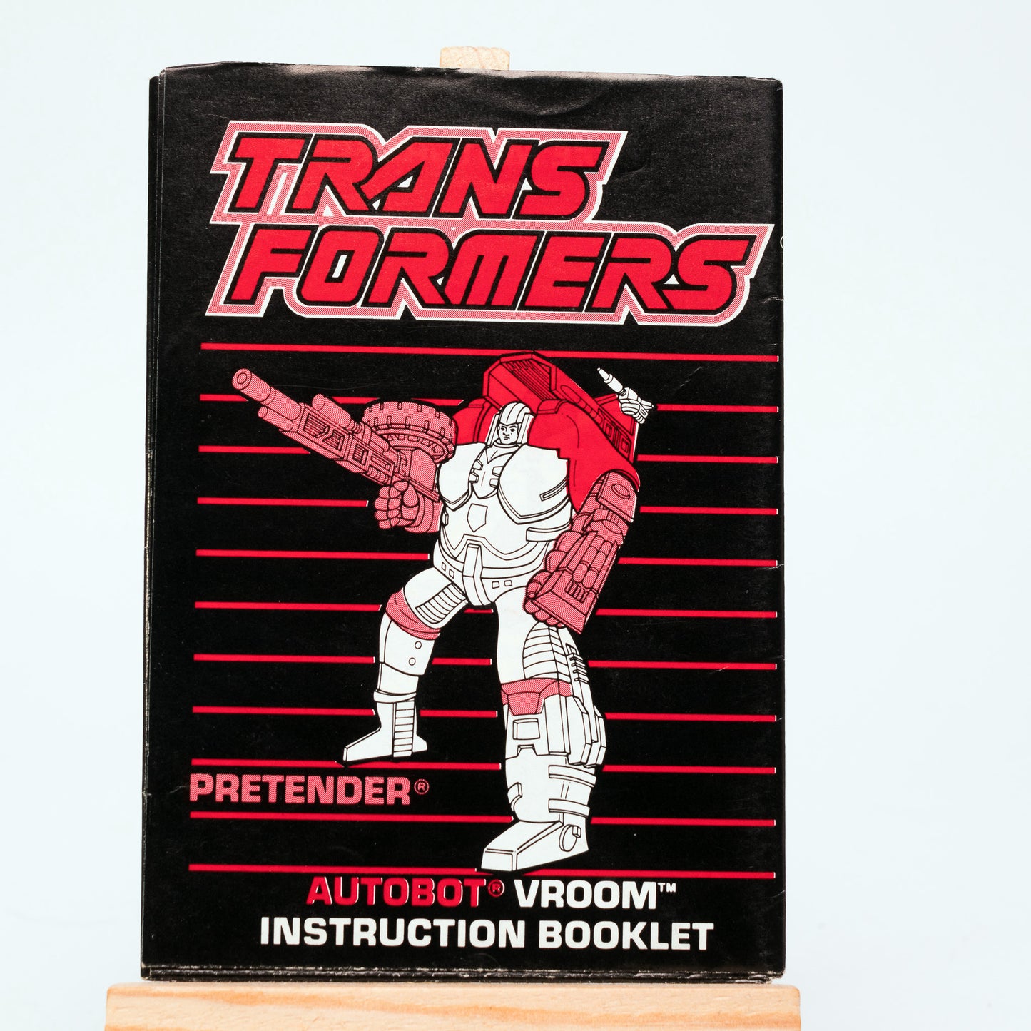 Hasbro Transformers G1 VROOM Vintage 1989 Action Figure Instruction Booklet