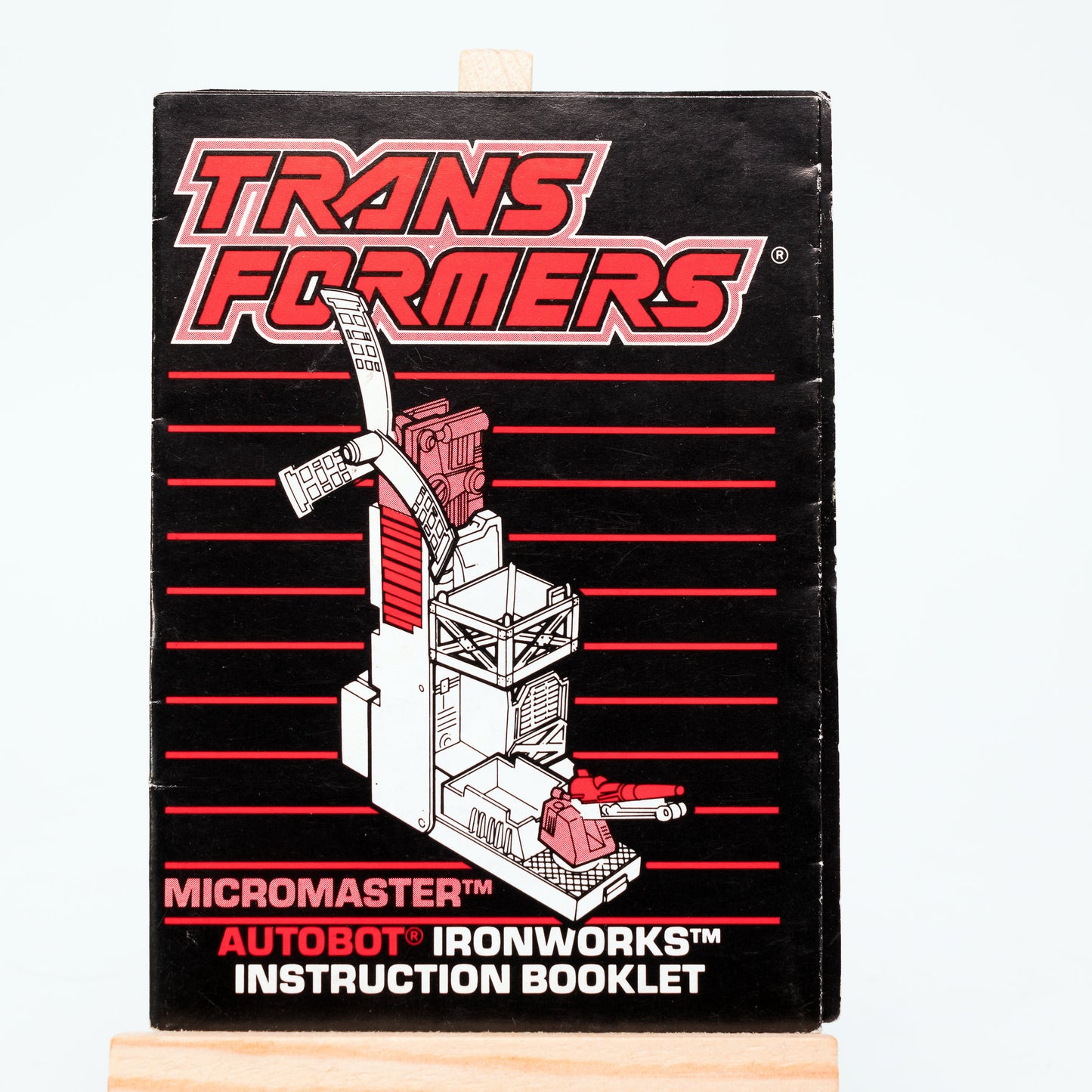 Hasbro Transformers G1 IRONWORKS Vintage 1989 Action Figure Instruction Booklet