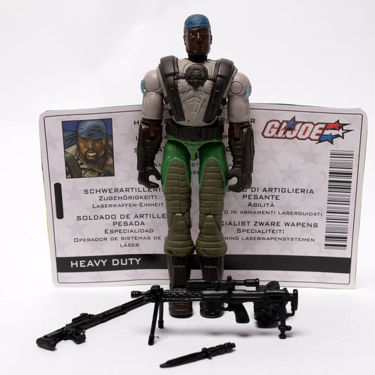 Hasbro 2004 GI Joe HEAVY DUTY v8 Excellent Valor Vs Venom VvV Figure