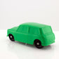 Galanite BMC Morris Mini Cooper Vintage Green Vinyl Plastic Model Made in Sweden