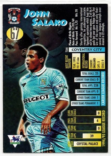 Merlin Ultimate John Salako Coventry City No.67