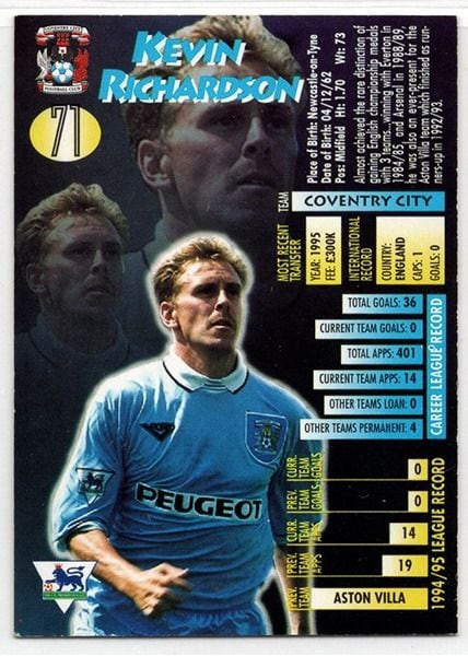 Merlin Ultimate Kevin Richardson Coventry City No.71