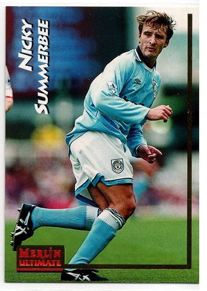 Merlin Ultimate Nicky Summerbee Manchester City No.110, Premier League 1995-96