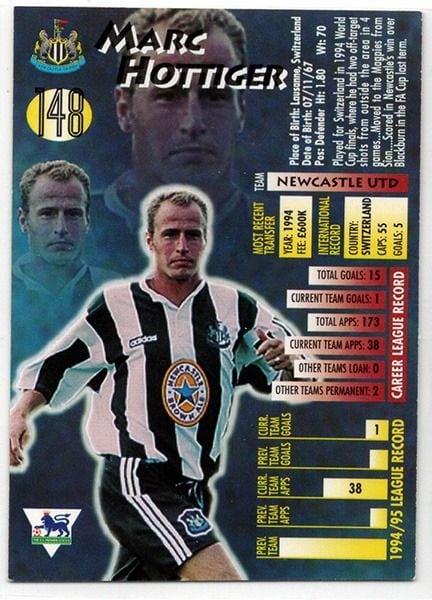 Merlin Ultimate Marc Hottiger Newcastle United No.148