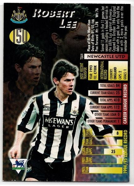 Merlin Ultimate Robert Lee Newcastle United No.150