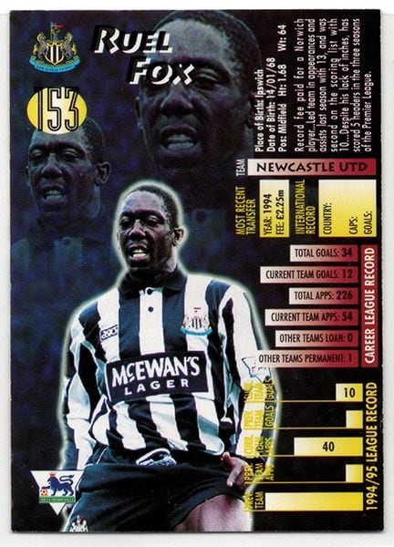 Merlin Ultimate Ruel Fox Newcastle United No.153