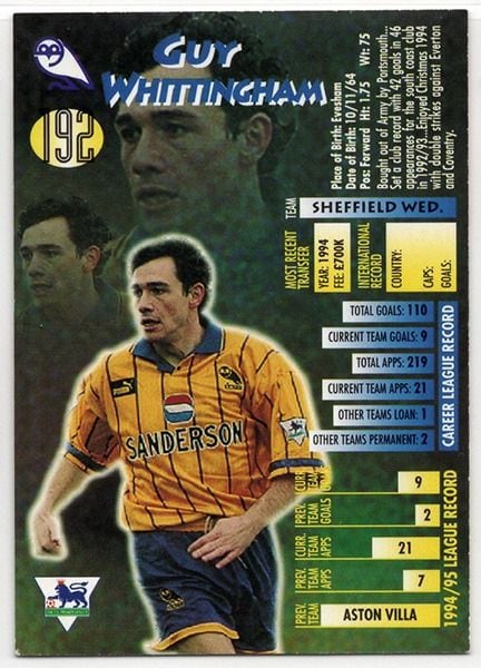 Merlin Ultimate Guy Whittingham Sheffield Wednesday No.192