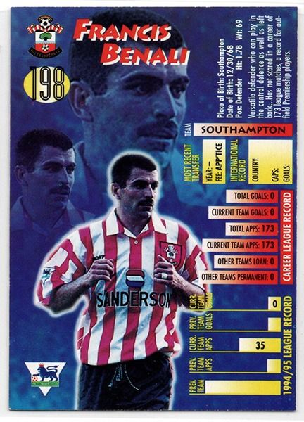 Merlin Ultimate Francis Benali Southampton No.198