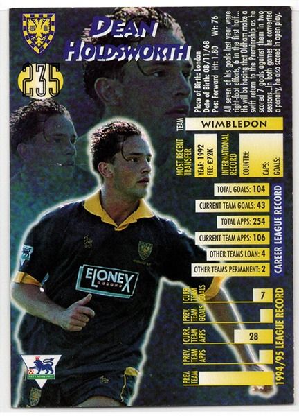 Merlin Ultimate Dean Holdsworth Wimbledon No.235