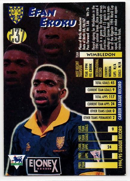 Merlin Ultimate Efan Ekoku Wimbledon No.237