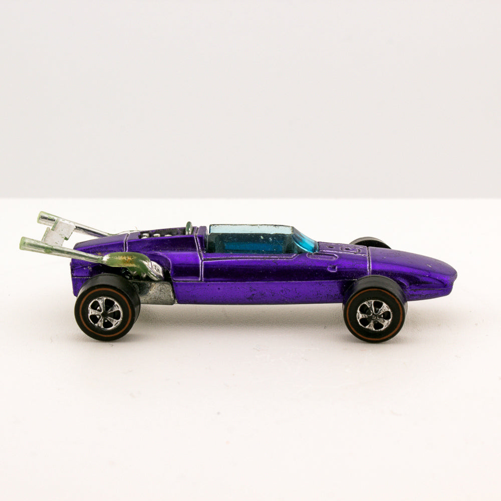Hot Wheels REDLINE INDY EAGLE with Button 1:64 Scale Hong Kong 1969 Very Good