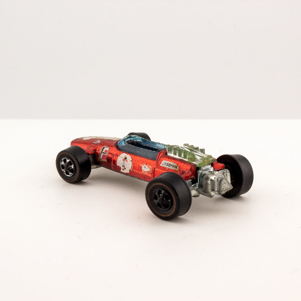Hot Wheels REDLINE BRABHAM REPCO F1 with Button 1:64 Scale Hong Kong 1969 Good+