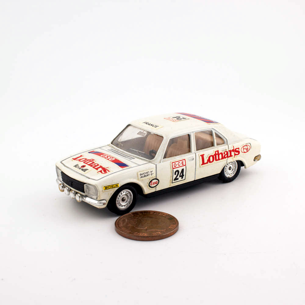 Solido 50 1/43 Scale Peugeot 504 Rallye, Excellent Condition Diecast Model