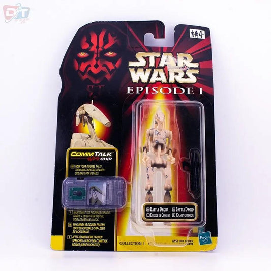 Star Wars Episode 1 Battle Droid Action Figure & Comm Talk Chip Unopened Picture 1
