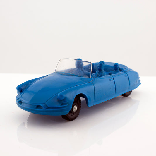 Tomte Laerdal Norway, 21 Citroen DS 1966 Vintage Blue Vinyl Plastic Model