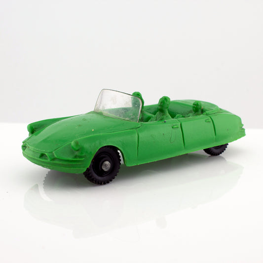 Tomte Laerdal Norway 21 Citroen DS 1966 Vintage Green Vinyl Plastic Model