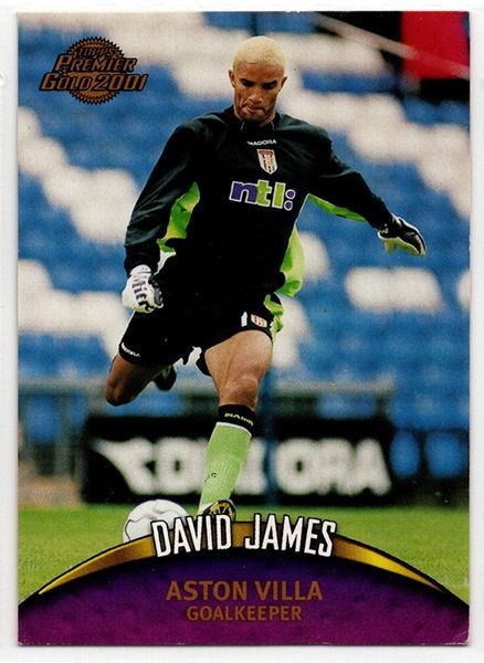 David James Aston Villa Goalkeeper, No.8