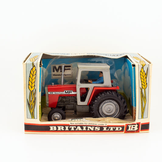 Britains 9522 Massey Ferguson 595 Tractor, 1:32 Scale, Farm Vehicle Mint & Boxed