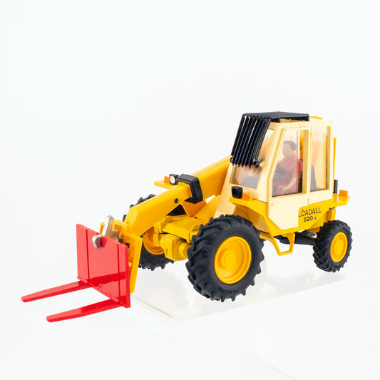 Britains 9519 JCB LOADALL 520 with Telescopic Boom, 1:32 Scale Near Mint & Boxed