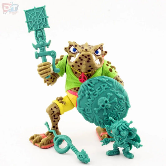 Vintage TMNT Napoleon Bonafrog 1990 Playmates Teenage Mutant Ninja Turtles Figure Picture 1